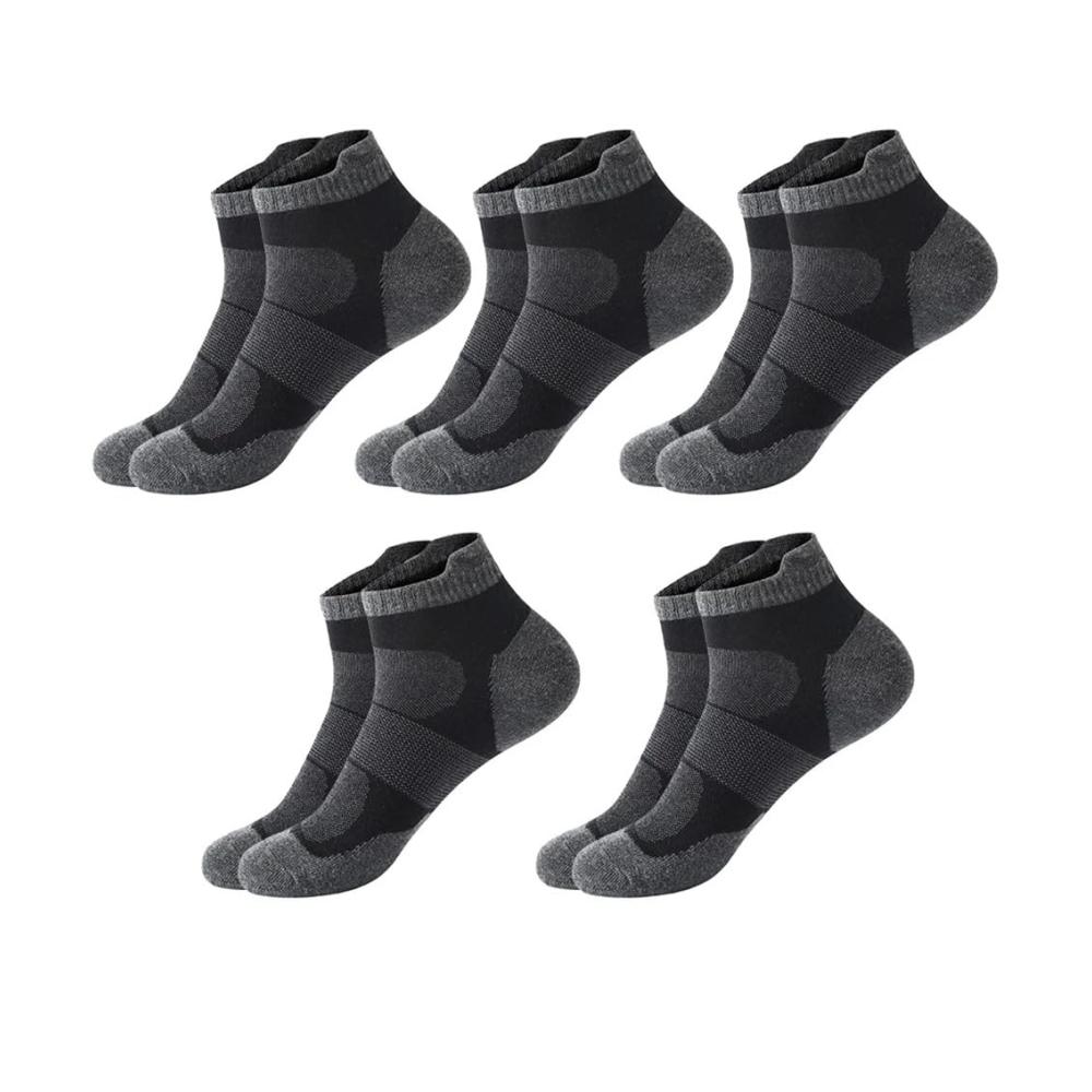 5 Paar Dunkelgrau 9
